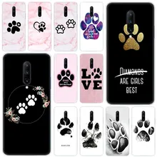 Hot best friends Dog paw Soft Silicone Fashion Transparent Case For OnePlus 7 Pro 5G 6 6T 5 5T 3 3T TPU Cover