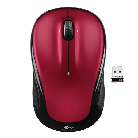 Red Беспроводная офисная мышь logitech M325 2,4G, предназначенная для просмотра веб-страниц - Цвет: Red