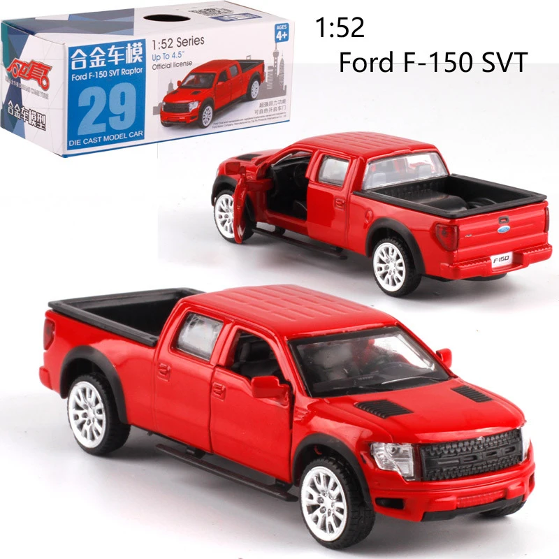 Caipo 1:52 Тяговый автомобиль Ford F150 литая металлическая модель автомобиля для