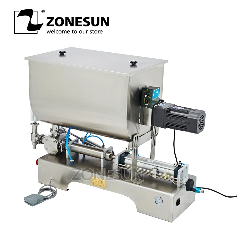 ZONESUN Chili sauce filling machine,sauce quantitative Filler Machinery