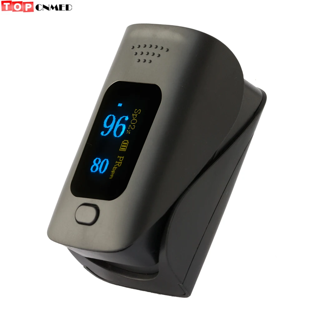 

20% Pulse Oximeter Oximetro de dedo SPO2 PR Blood Oxygen Saturation Monitor Anti-Scratch OLED Display FDA CE ISO