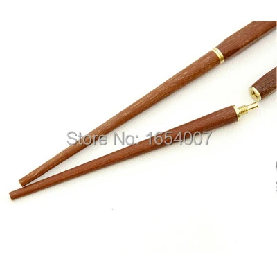 Plegable Palillos sándalo rojo cubiertos al aire libre portátil camping picnic tablewares cubiertos plegables fuego Arce fmt-807 40g