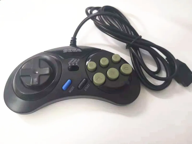2 шт. игровой контроллер для SEGA Genesis 6 кнопок геймпад Mega режим привода нормальный