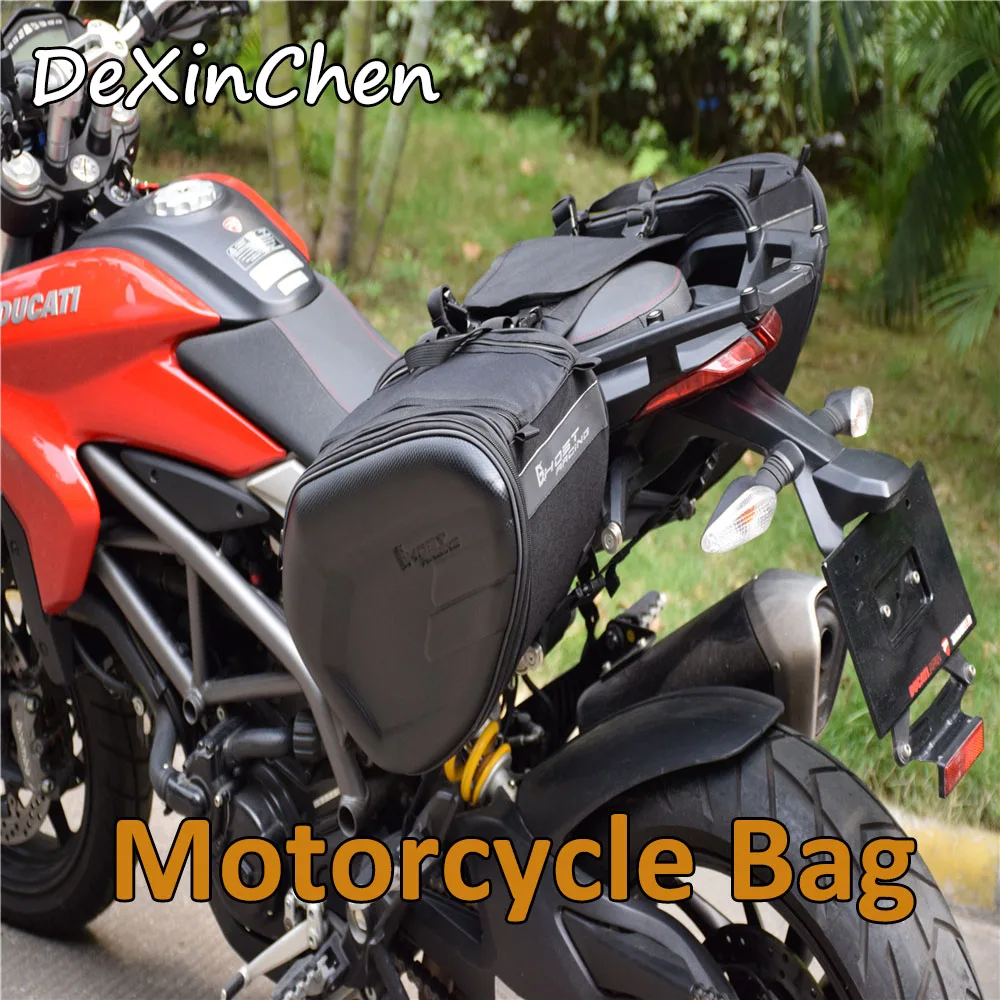 

Best quality,Motorcycle Saddle bag Saddlebags luggage Suitcase Motorbike Rear Seat Bag Saddle Bag