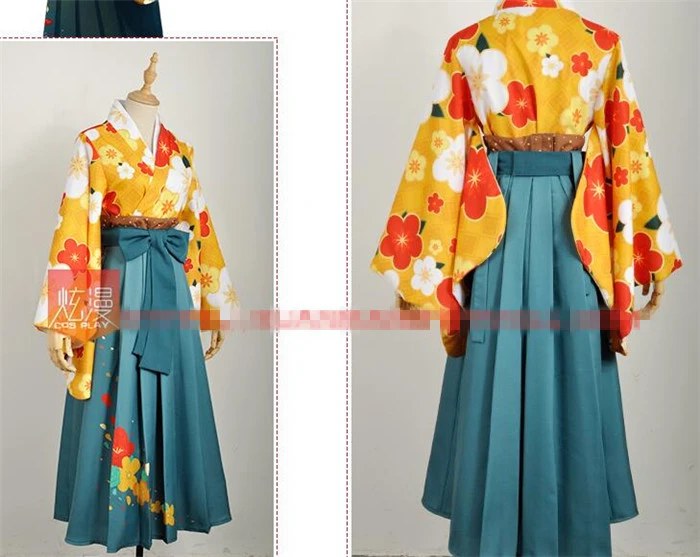 

love live KOIZUMI HANAYO Taisho kimono unawakening cosplay costume Halloween anime dress free shipping C
