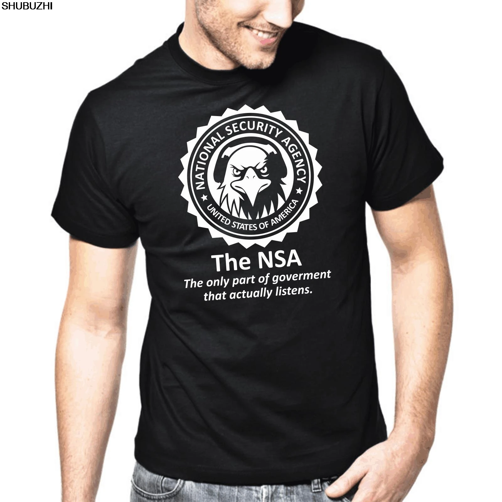 NSA | National Security Agency | USA | Edward Snowden | Fun | S-XXL T-Shirt
