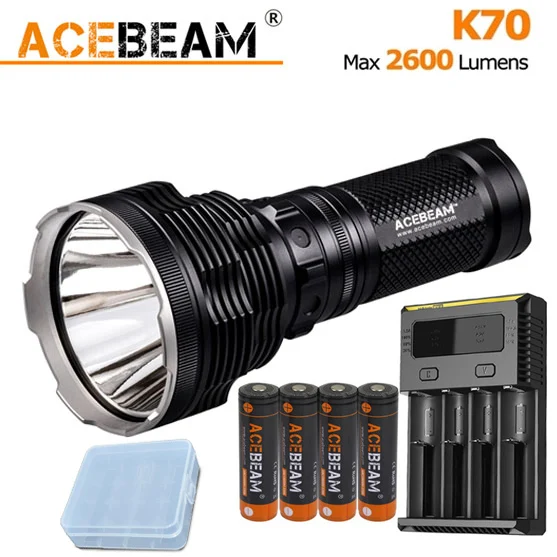 ACEBEAM K70 ручной фонарь CREE XHP35 светодиодный Макс 2600 люмен уличный фонарик для поиска