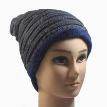 Bylagastreet унисекс Новые Вязаные утолщенные шапки зимний теплый вязаный шапки плюшевые шапочки жаккардовые переплетенные шапочки 4 цвета