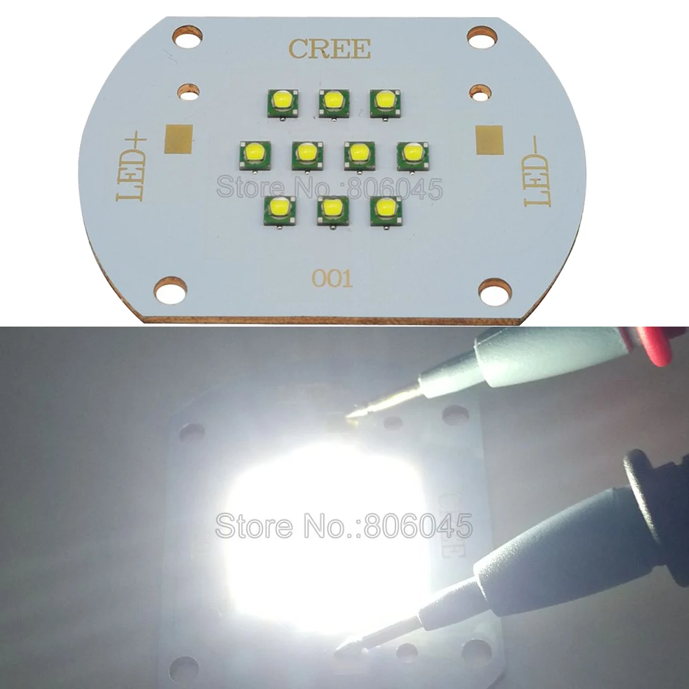 

Cree XLamp XP-G XPG 50W LED Cool White 6500K DC30V-36V 1500mA DIY High Power LED Emitter Light Lamp