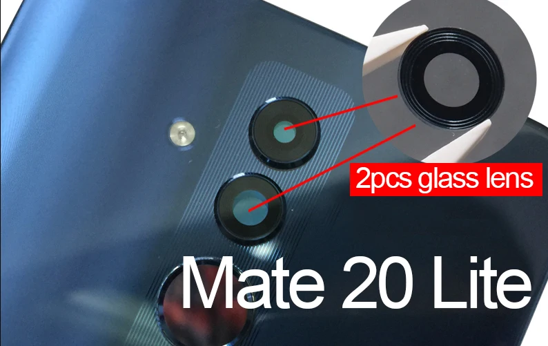 

2pcsFor Huawei Mate 20 Lite Back Camera Glass Lens Replacement Repair