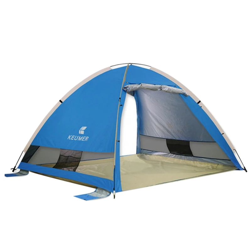 

2019 Tents Outdoor Camping Automatic Pop Up Tent 3-4 Persons UV Protection Beach Tent Portable Outdoor Sunshelter Large Space