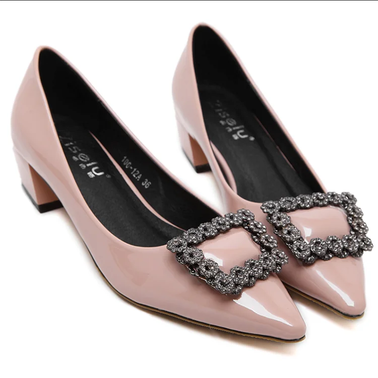 Женские туфли лодочки с острым носком на высоком каблуке|pointed toe pumps|ol shoesbrand pumps |