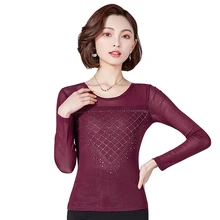 Женские топы для латинских танцев, бальных танцев, сальсы, ча-румбы, футболка для практики, Одежда для танцев, повседневные сетчатые облегающие топы, костюмы