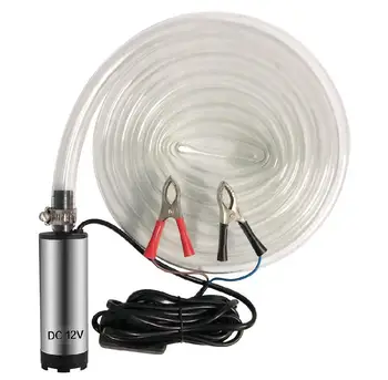 

DC12V Stainless steel Auto Car Electric Submersible Pump Fuel Water Diesel Oil Barrel Pump 12L / Min Fuel Transfer Pump tools
