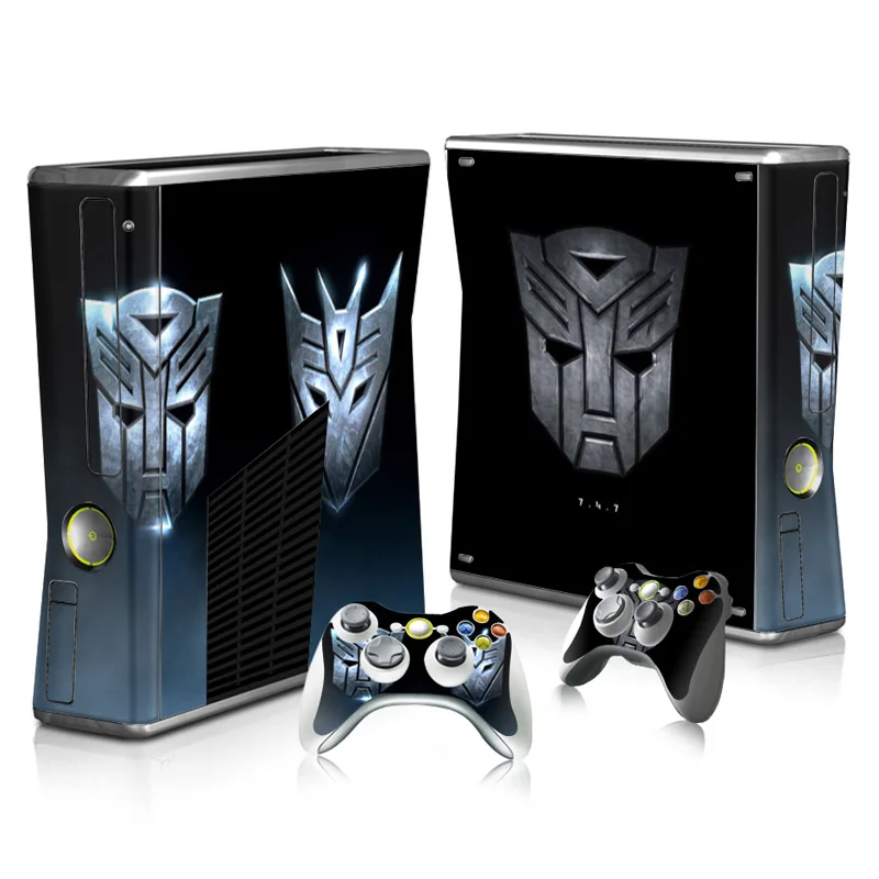 

For Xbox 360 slim sticker for XBOX 360 slim vinyl sticker for Xbox360 slim skin sticker and 2 controller sticker---0292