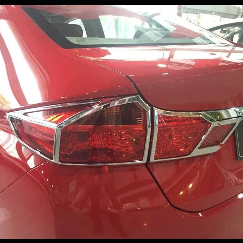 ABS Chrome для Honda City 2015 Аксессуары Тюнинг автомобилей Хвост свет крышка