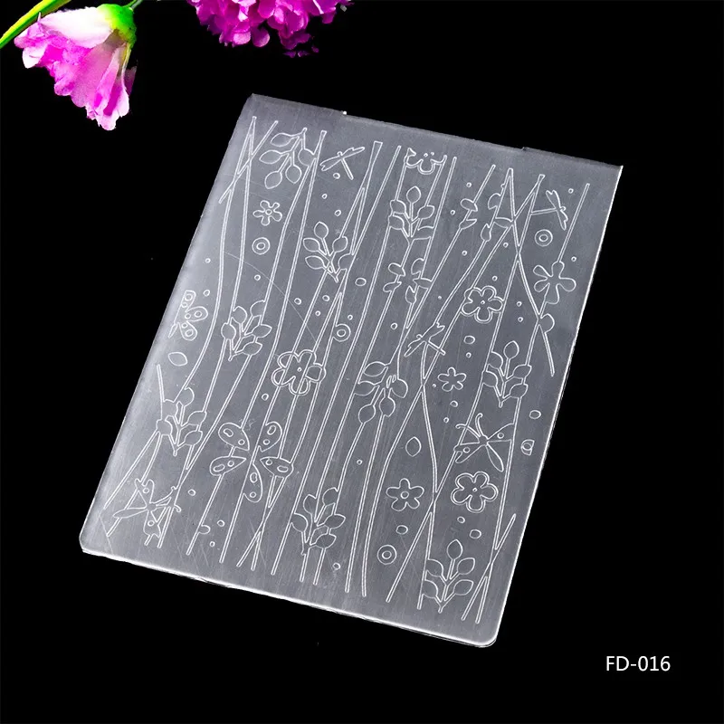 Flower Branches Design Embossing Folders For DIY Craft Scrapbooking
