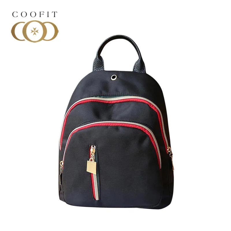 Coofit простой женский мини рюкзак Оксфорд прекрасный школьный для девочек