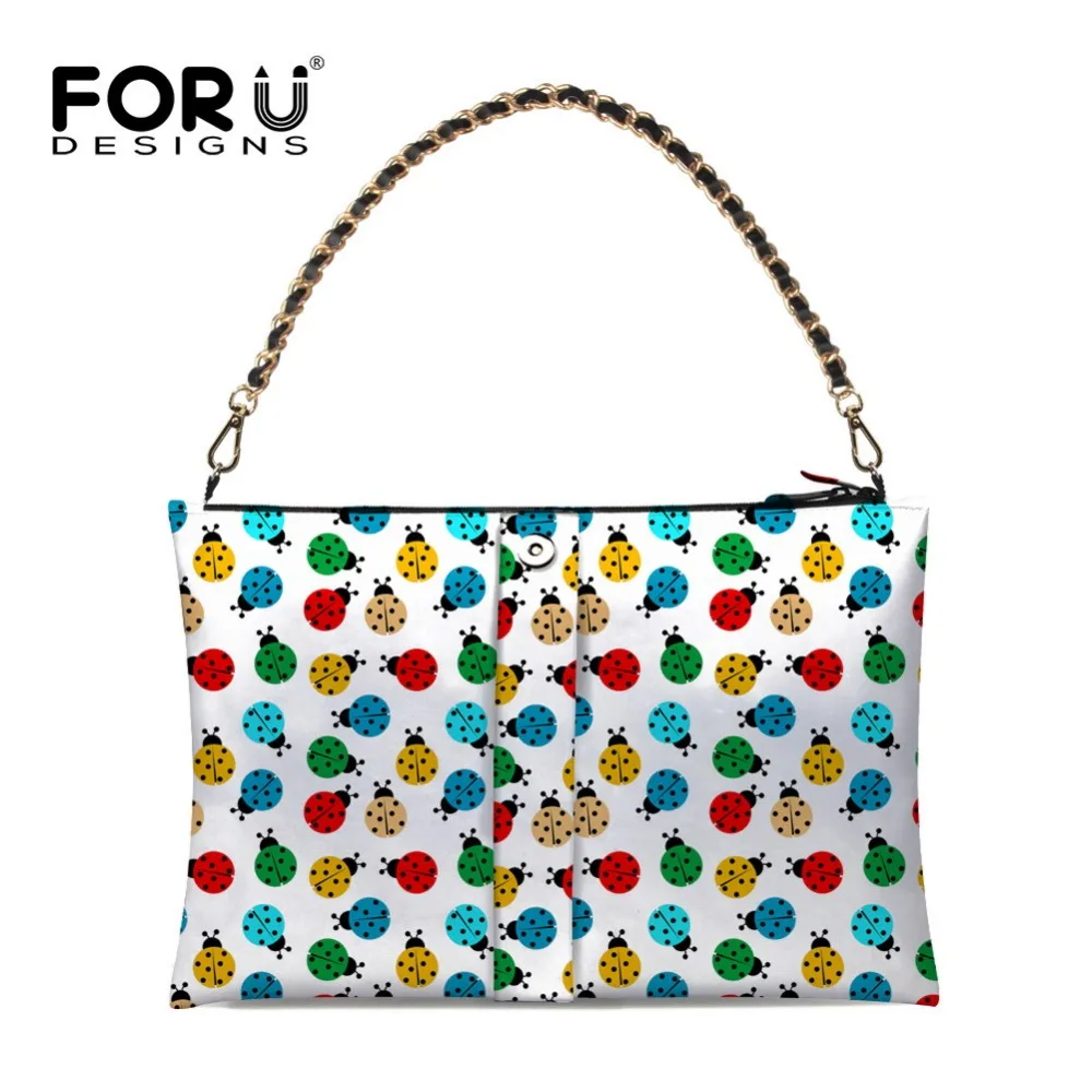 Forudesigns Summer Woman White Handbags Designers Luxury Cute Forudesigns Summer Woman White Handbags Designers Luxury Cute Ladybug Pattern Womens Casual Bag Fashion Large Travel Bags Las In Shoulder From