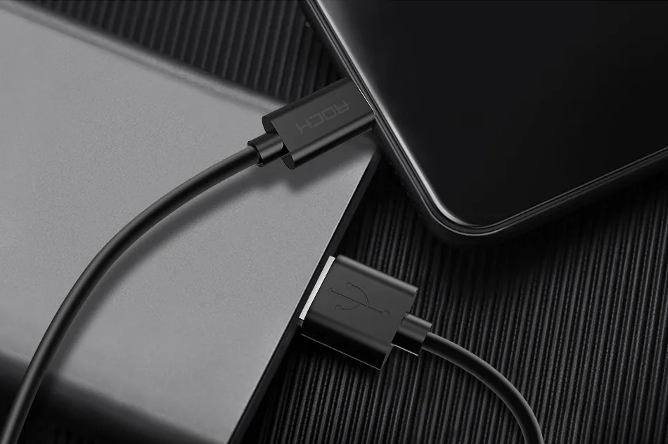 ROCK Micro Usb кабель 2.4A Быстрая зарядка Usb ЗУ для мобильного телефона шнур для SamSung Xiaomi Android синхронизация Дата микро кабель