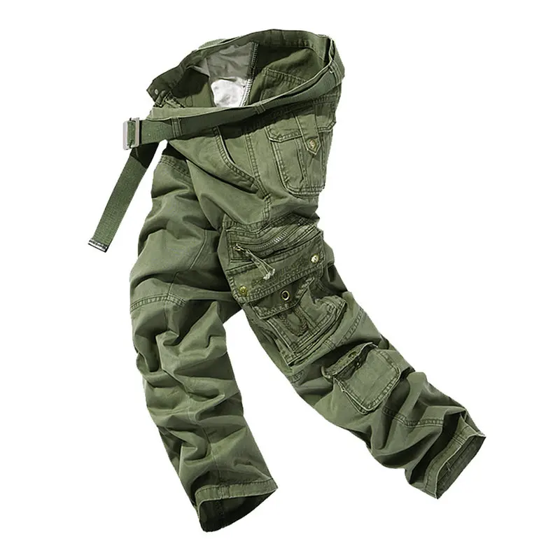 Multi Pockets Tactical Pants Autumn Men Cargo Pants