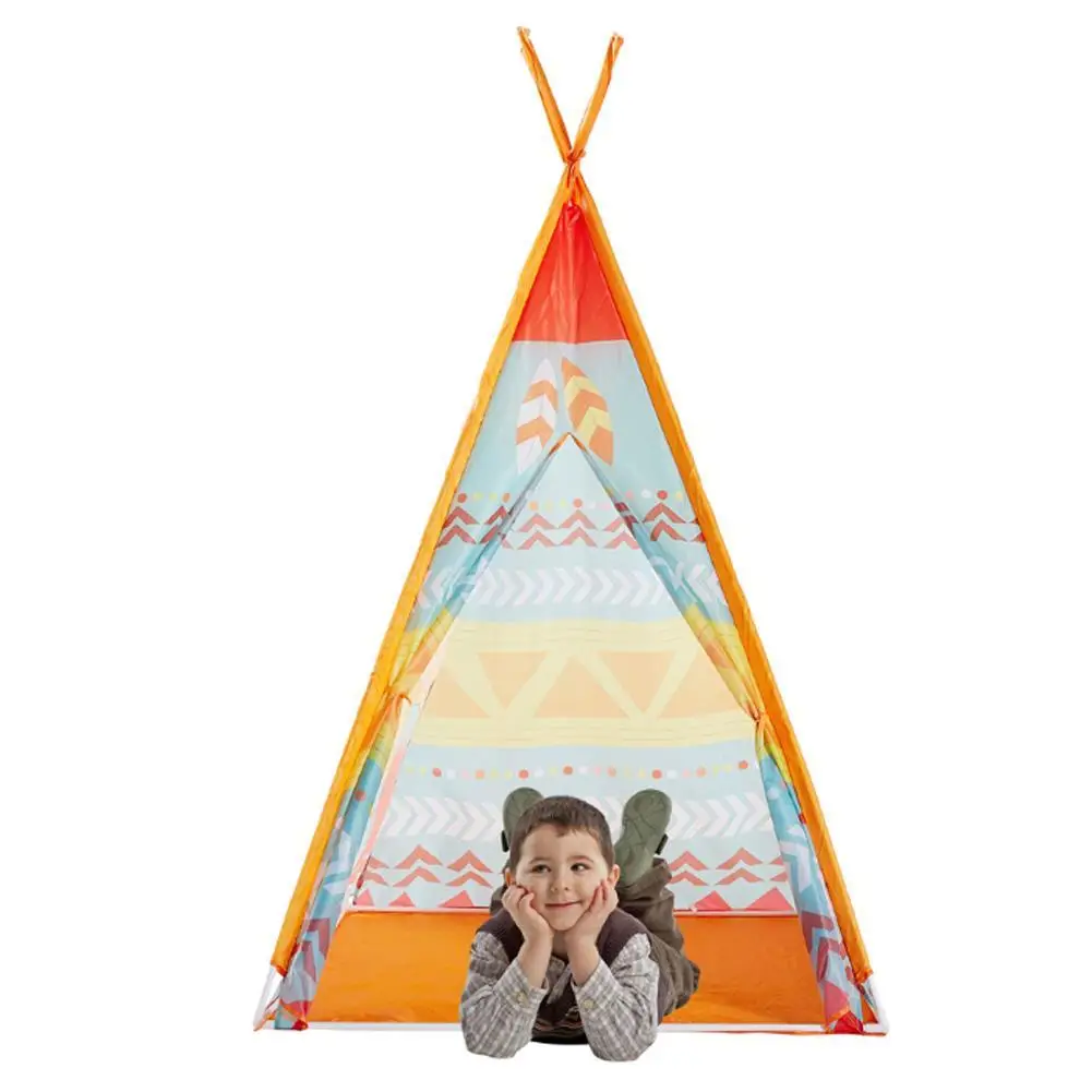 

Children tents game house indoors indian tents kids outdoor baby castle kindergarten triangle Kids Folding Tent gift