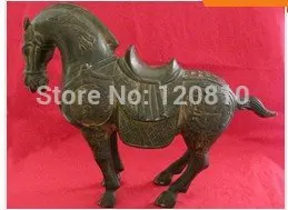 

Rare Asian Qing Dynasty(Kangxi:1661-1722)Bronze Statue Horse