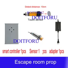 Авантюрист игра реквизит для побега из комнаты объекта и металлические датчики объекта и металла закрыть сенсор, чтобы разблокировать