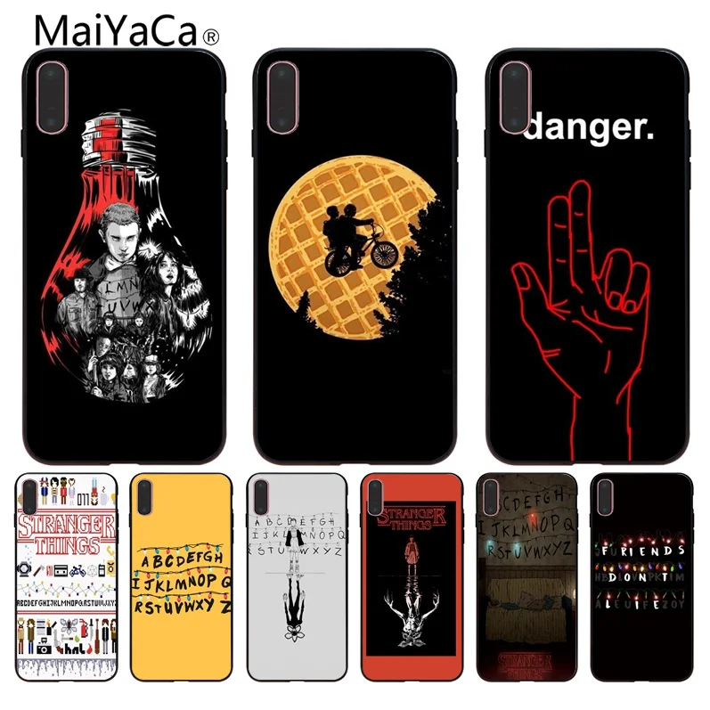 Чехол для мобильного телефона MaiYaCa Stranger Things чехол Apple iPhone 8 7 6 6S Plus X 5 5S SE XR |
