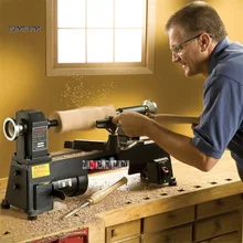 High Quality Household Small Lathe Buddha Beads Machine Wooden Bowl Processing Woodworking Lathe 220v 550W 500-3150r / min 254mm