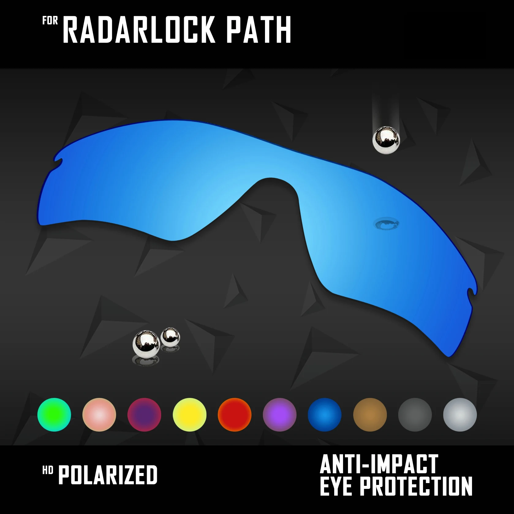 OOWLIT Lenses Replacements For Oakley RadarLock Path OO9181 Sunglasses Polarized - Multi Colors