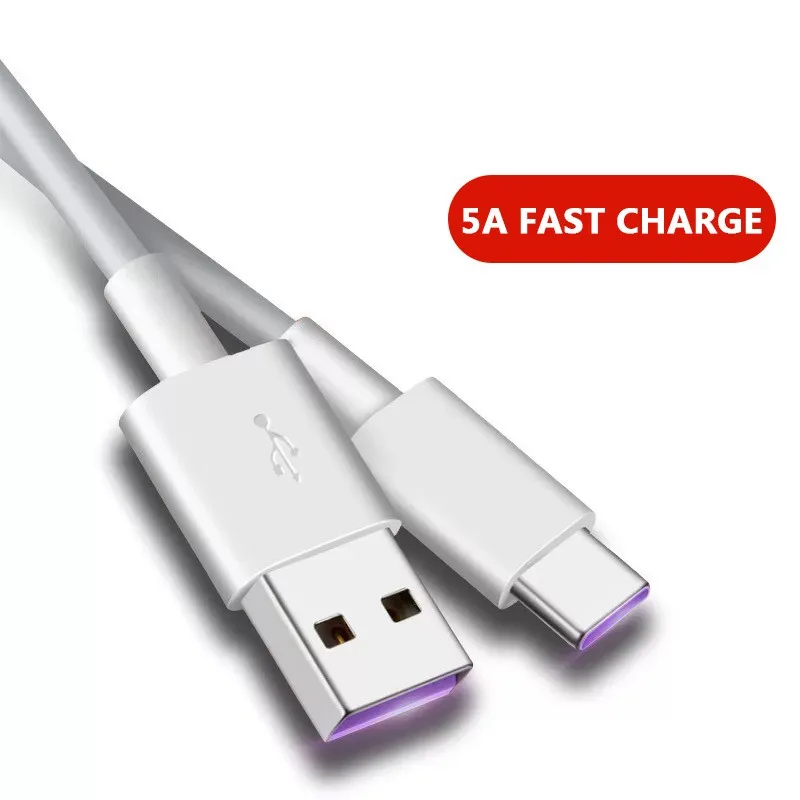 5A флэш-зарядный кабель USB Тип-c для huawei P30/Mate20/samsung S10/xiao Mi 8/5A Быстрая зарядка дата кабель преобразования флэш-Скорость