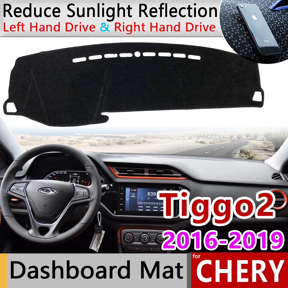 

for Chery Tiggo 2 2016 2017 2018 2019 Anti-Slip Mat Dashboard Cover Sunshade Pad Dashmat Accessories Tiggo2 Tiggo 3x MVM X22 DR3