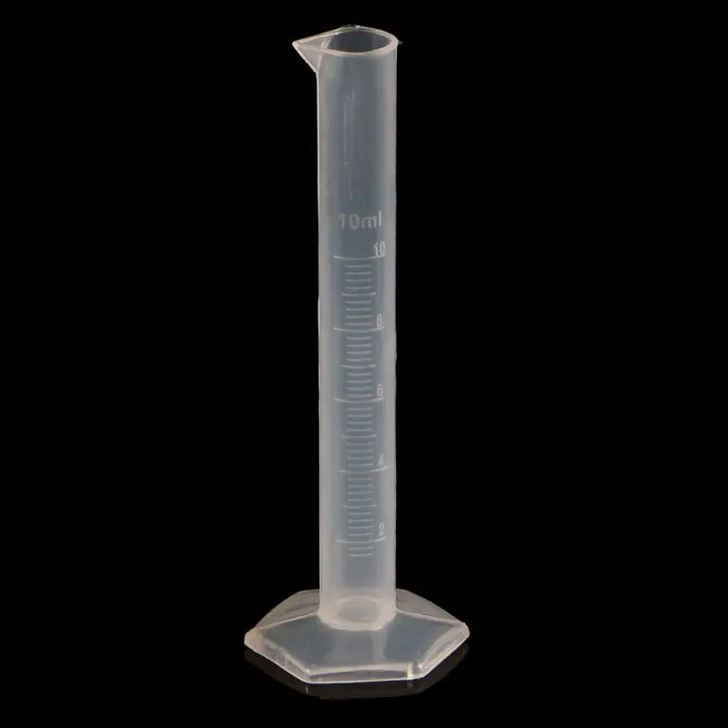 10 мл мерный цилиндр лабораторный тест Градуированный жидкий пробный кувшин инструмент