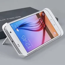 Портативный 4200 мАч Резервное копирование внешний корпус Power Bank Powerbank зарядное устройство чехол для Samsung Galaxy S6 край G9250 черный