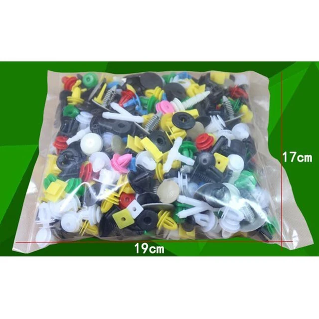 50/100/200Pcs Auto Fastener Clips Vehicle Retainer Rivet Door Panel Fender Liner Bumper Fender Trim Plastic Mixed Car Clips 4