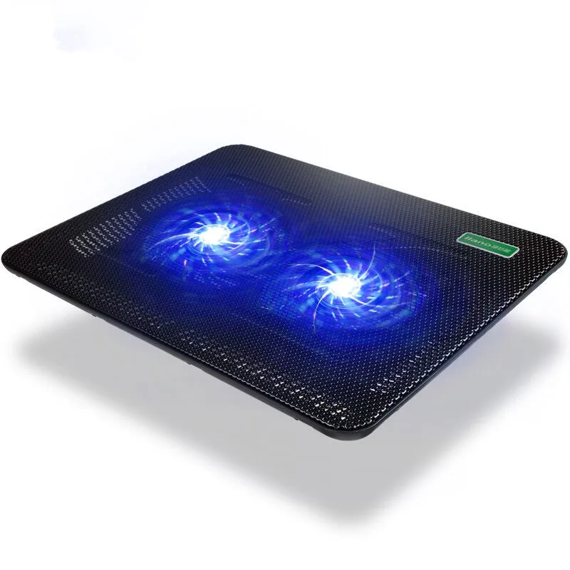 

USB Laptop Cooling Pad Notebook Stand for 14 15.6 17 inch Laptops 2 Fans with Blue Light Super Cool Game Notebook Cooler