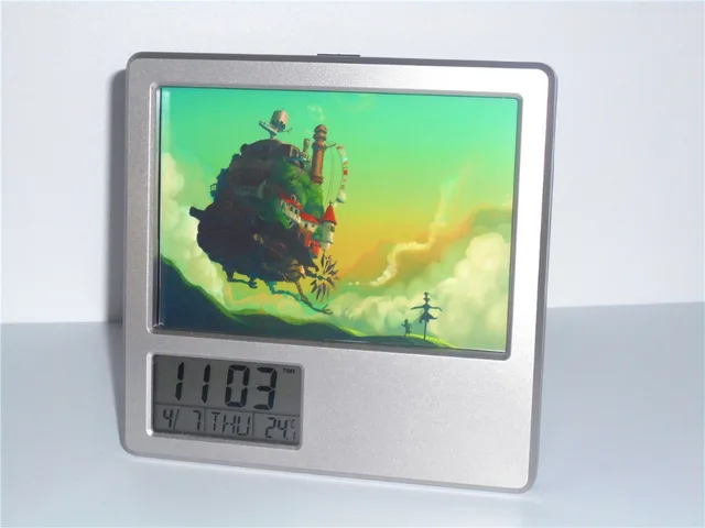 Creative Digital Calendar new howl's moving castle creative digital alarm clock multi Creative Digital Calendar new howl's moving castle creative digital alarm clock multi
