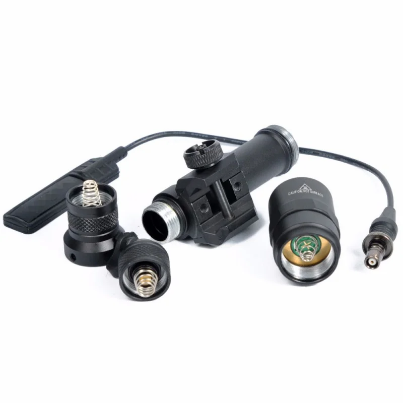 Rifle de Caça Arma de Paintball Airsoft Tactical Mini-olheiro Luz Led Lanterna Cqc M600b 3 CQC Airsoft Tactical M600B Mini-olheiro Luz LED