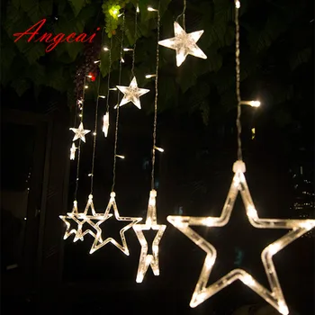 Sales! Led Ster Waterval Licht String Gordijn Lichten, Wedding Party NIEUWJAAR Kerst DECOR Sales! Led Ster Waterval Licht String Gordijn Lichten, Wedding Party NIEUWJAAR Kerst DECOR