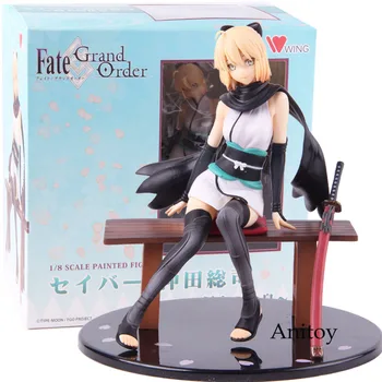 

Fate Grand Order Okita Souji Saber Resting Swordsman Action Figure Ver.1/8 Scale Painted Figure Collection Model Toy