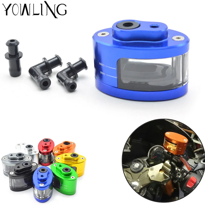 Motorcycle Brake Fluid Reservoir Clutch Tank Oil Fluid Cup For Suzuki GSX R GSXR 600 GSXR 750