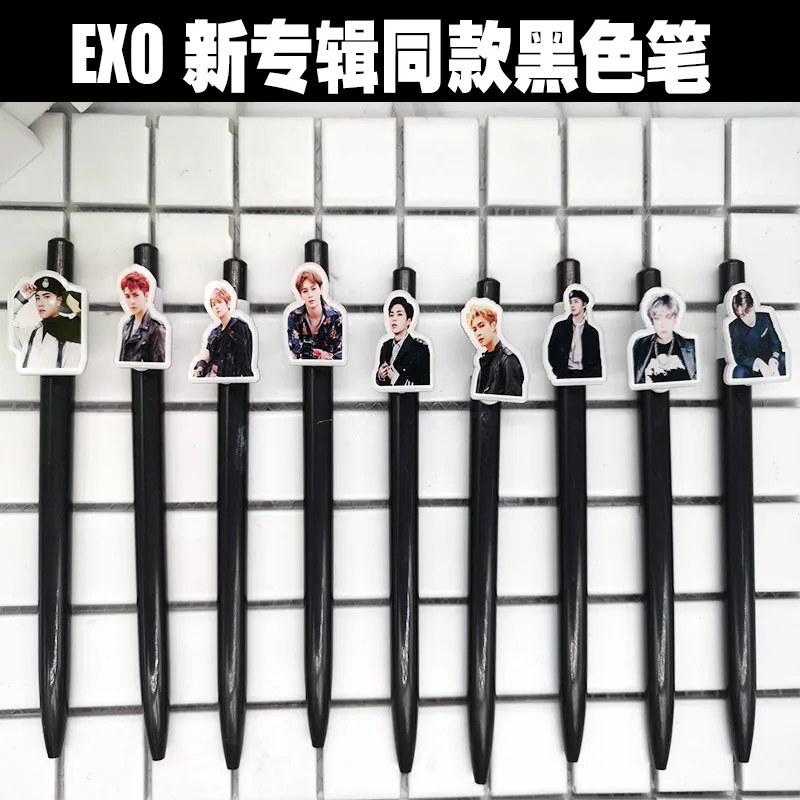 Kpop EXO Cartoon Pen SEHUN BAEKHYUN XIUMIN CHEN D.O. UHO LAI KAI CHANYEOL Cute Student School Office Supplies Action Toy Figures Kpop EXO Cartoon Pen SEHUN BAEKHYUN XIUMIN CHEN D.O. UHO LAI KAI CHANYEOL Cute Student School Office Supplies Action Toy Figures