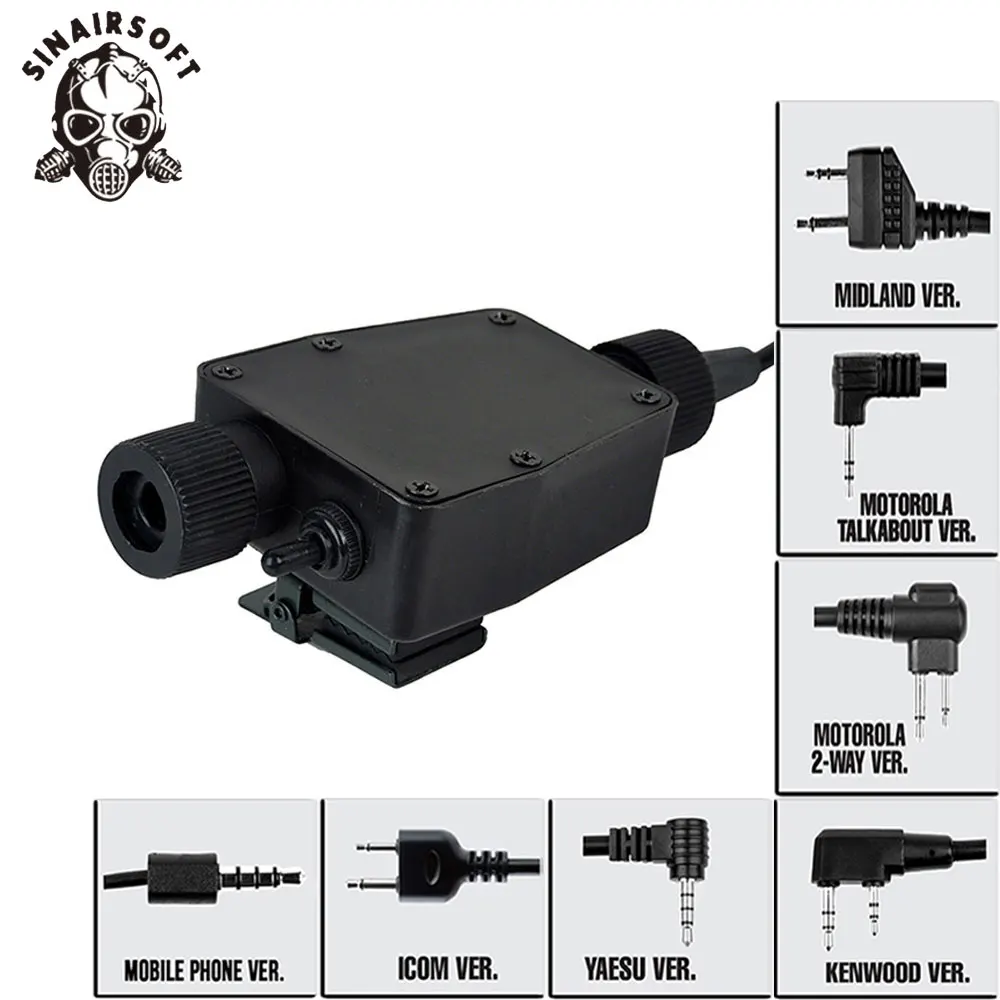 SINAIRSOFT Z-TAC Z116 тактическая гарнитура аксессуар элемент тактический страйкбол охота чай PTT Военная стандартная версия