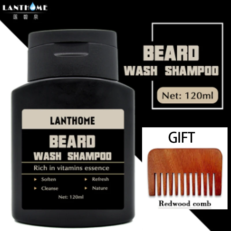 Organic Beard Wash Anti Dandruff Shampoo Nourishing Beard Oil Facial