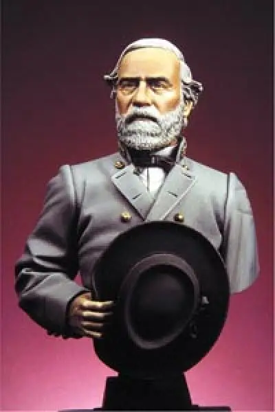 Unpainted Kit 1/12 General Robert E. Lee Bust figure Historical WWII
