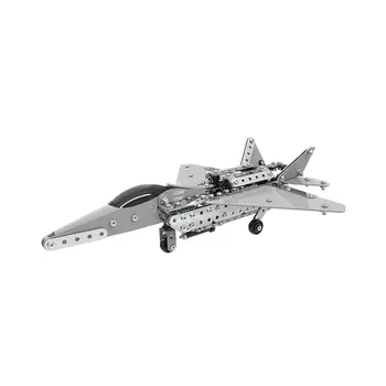 

485PCS Aircraft DIY Stainless Steel Model 3D Metal Puzzles Models Block Jigsaw Kits Assembly Toy Gift Adults Children Kids Toy