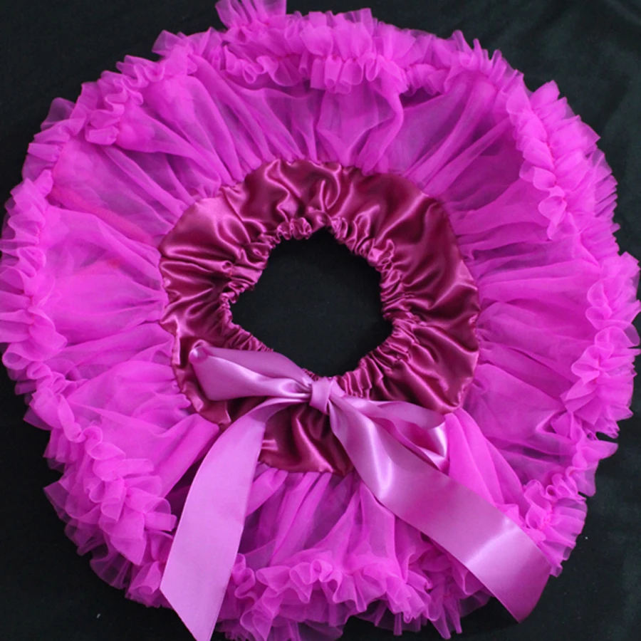 

Baby tutu Fuchsia Infant tutu chiffon Baby first photo props newborn tutus skirt Baby girls pettiskirt plum