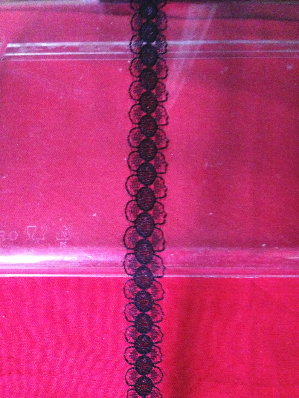 

200feets Black 1.5cm width lace trimming non stretch DIY headband craft handicaft Sewing garment clothing lace decoration