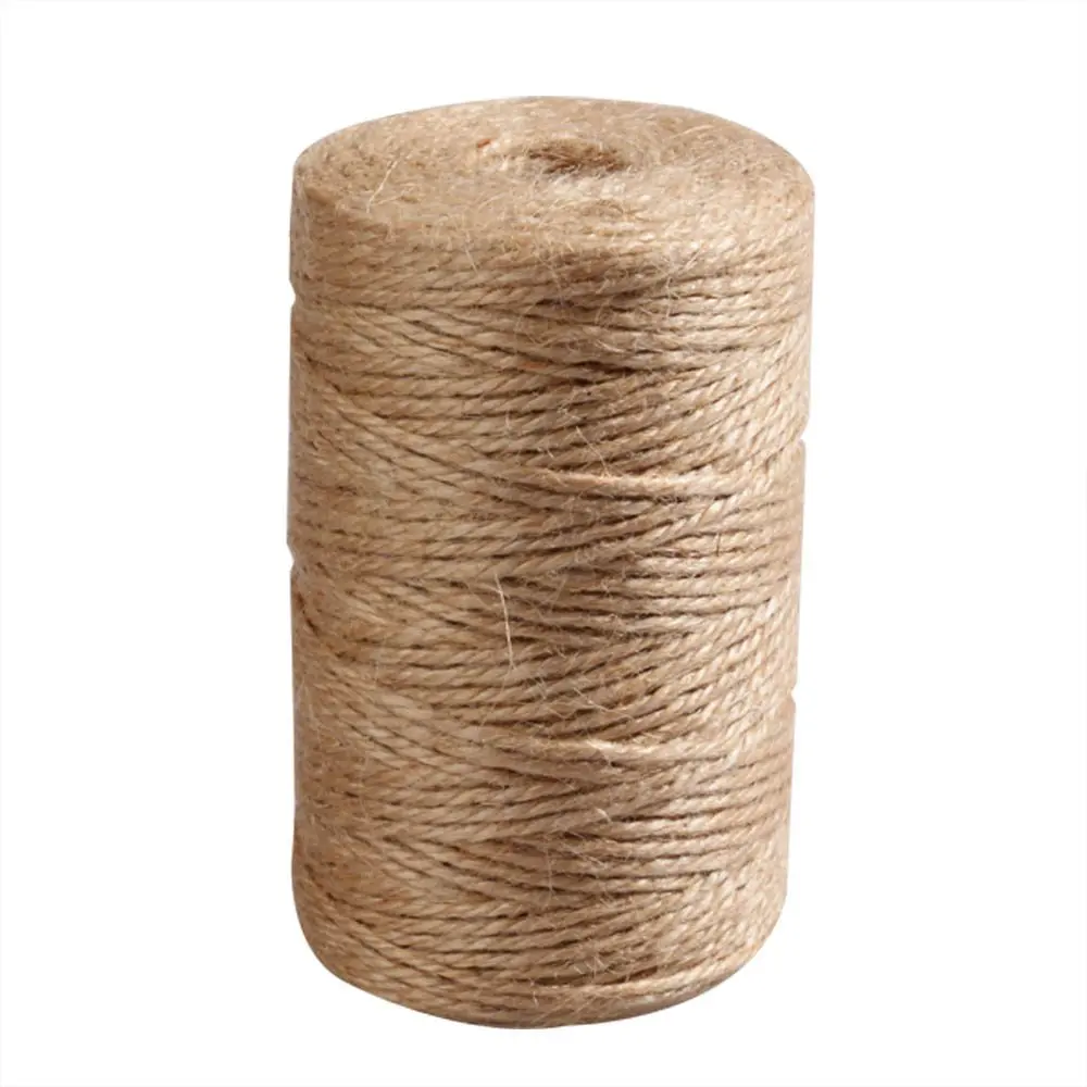 

Natural Jute Twine New 100 M Wedding Home Decorative Jute String Rope Hemp Cords Rustic Country Craft DIY Handmade Accessory